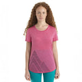 Icebreaker 125 Cool Lite Merino Sphere Ii Short Sleeve Womens T Shirt Peak Quest 1 Colour Tempo Heather