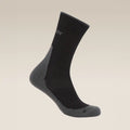 Icebreaker Hike+ Light Crew Mens Socks Colour Black_Obsidian