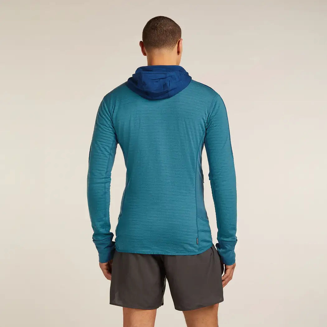 Icebreaker Merino Blend 300 RealFleece Descender Mens Hooded Jacket