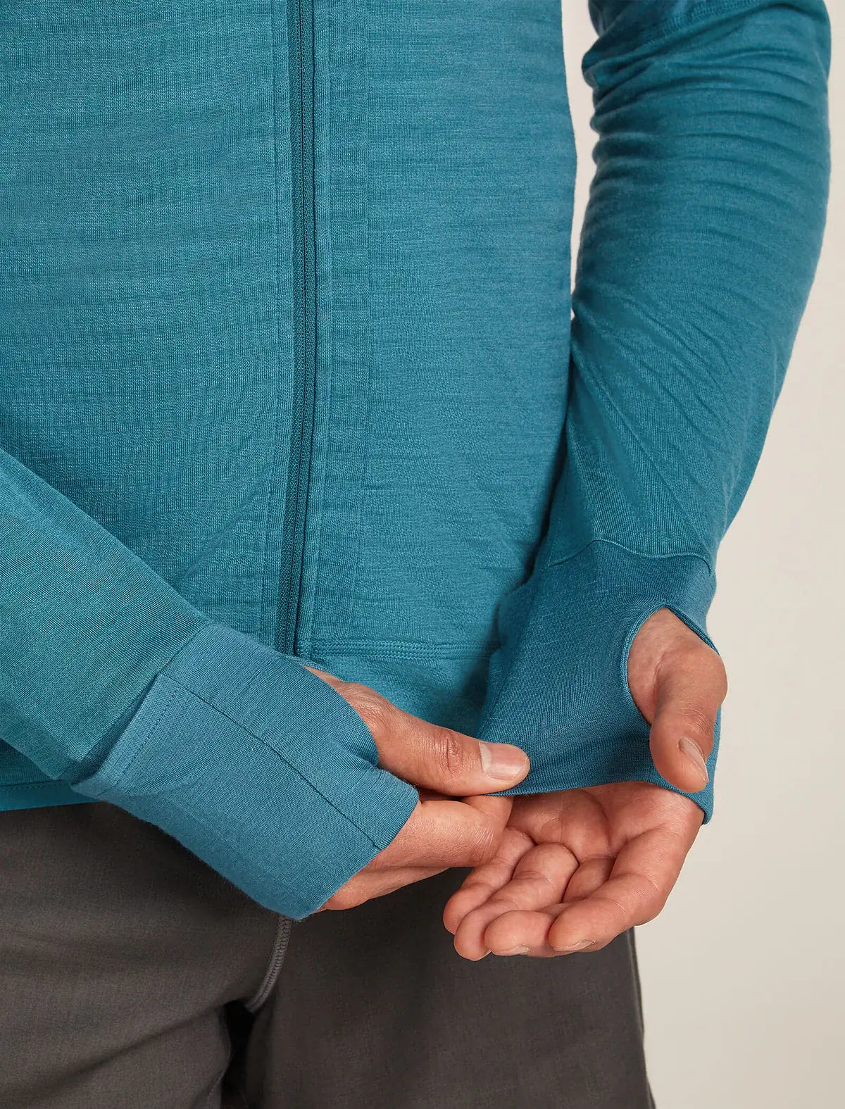 Icebreaker Merino Blend 300 RealFleece Descender Mens Hooded Jacket