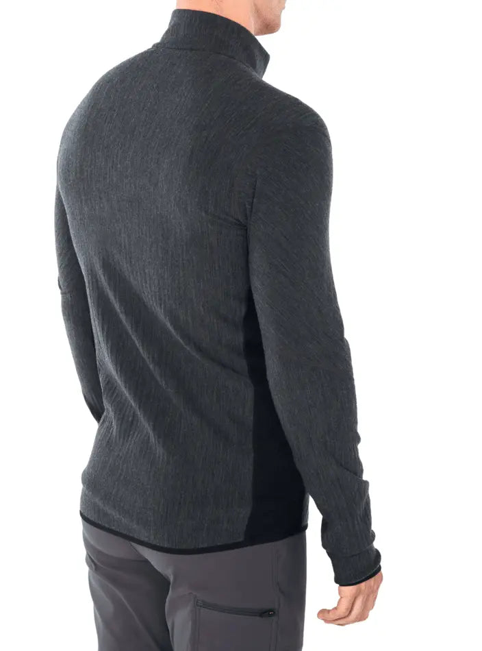 Icebreaker Merino Descender Mens Long Sleeve Zip Jacket