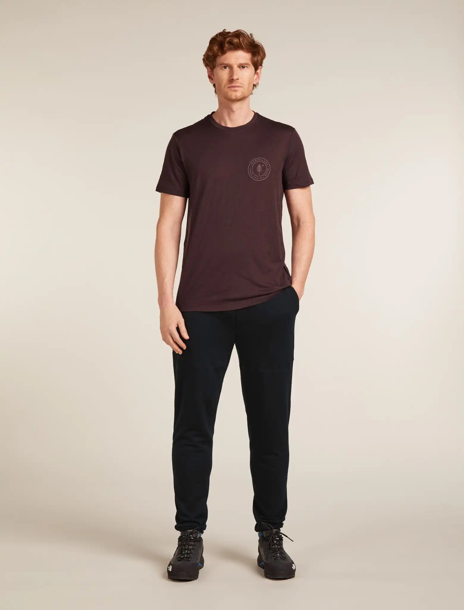Icebreaker Merino 150 Tech Lite III Hike Naturally Short Sleeve Mens T-Shirt