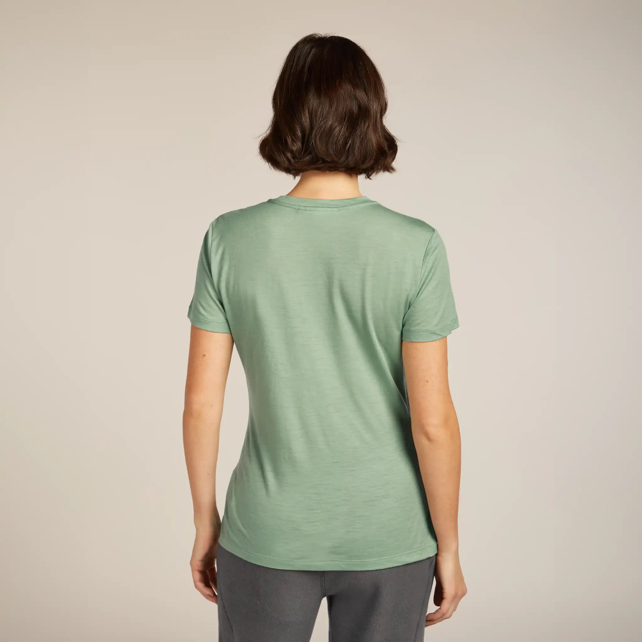 Icebreaker Merino 150 Tech Lite III Sunrise Summit Womens Short Sleeve Shirt