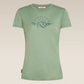 Icebreaker Merino 150 Tech Lite III Sunrise Summit Womens Short Sleeve Shirt