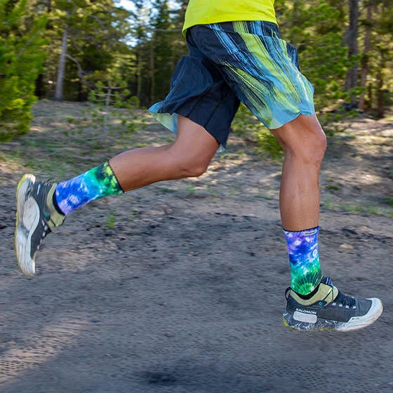 Injinji Spectrum Trail Courtney Dauwalter Crew Socks - Hardrock