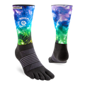 Injinji Spectrum Trail Courtney Dauwalter Womens Crew Socks - Hardrock Colour Hardrock