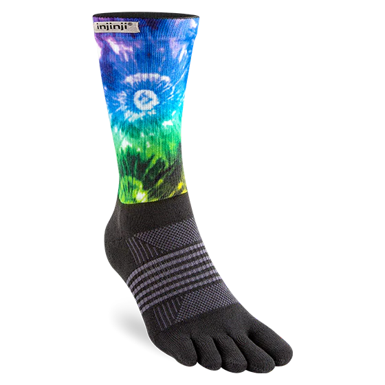 Injinji Spectrum Trail Courtney Dauwalter Womens Crew Socks Moab Colour Moab