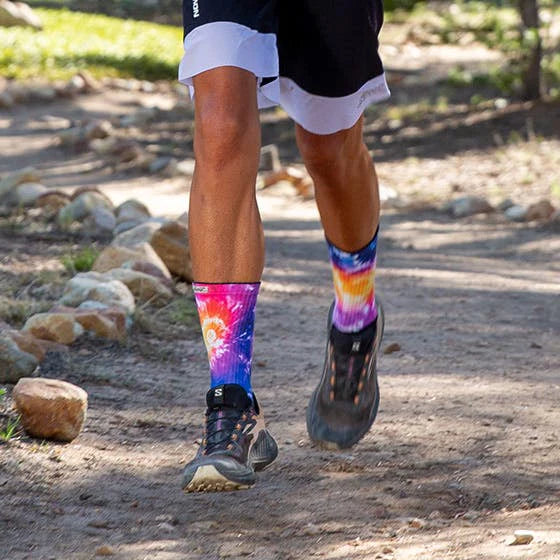 Injinji Spectrum Trail Courtney Dauwalter Crew Socks - Moab