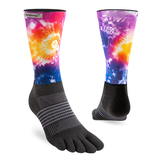 Injinji Spectrum Trail Courtney Dauwalter Womens Crew Socks - Moab