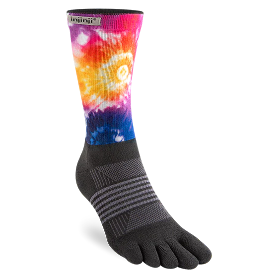 Injinji Spectrum Trail Courtney Dauwalter Womens Crew Socks Hardrock Colour Hardrock