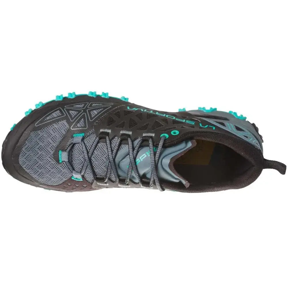 La Sportiva Bushido II Womens Trail Running Shoe - Slate/Aqua - Clearance