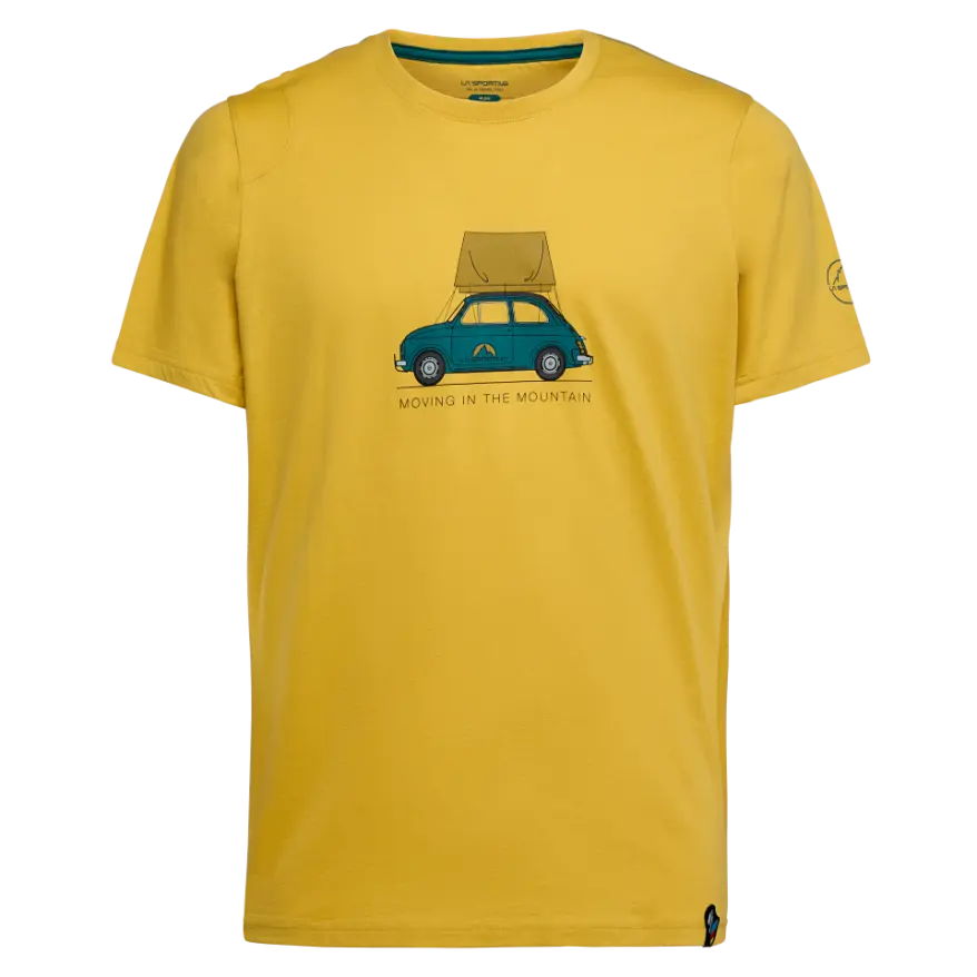 La Sportiva Cinquecento Mens T Shirt Bamboo Colour Yellow