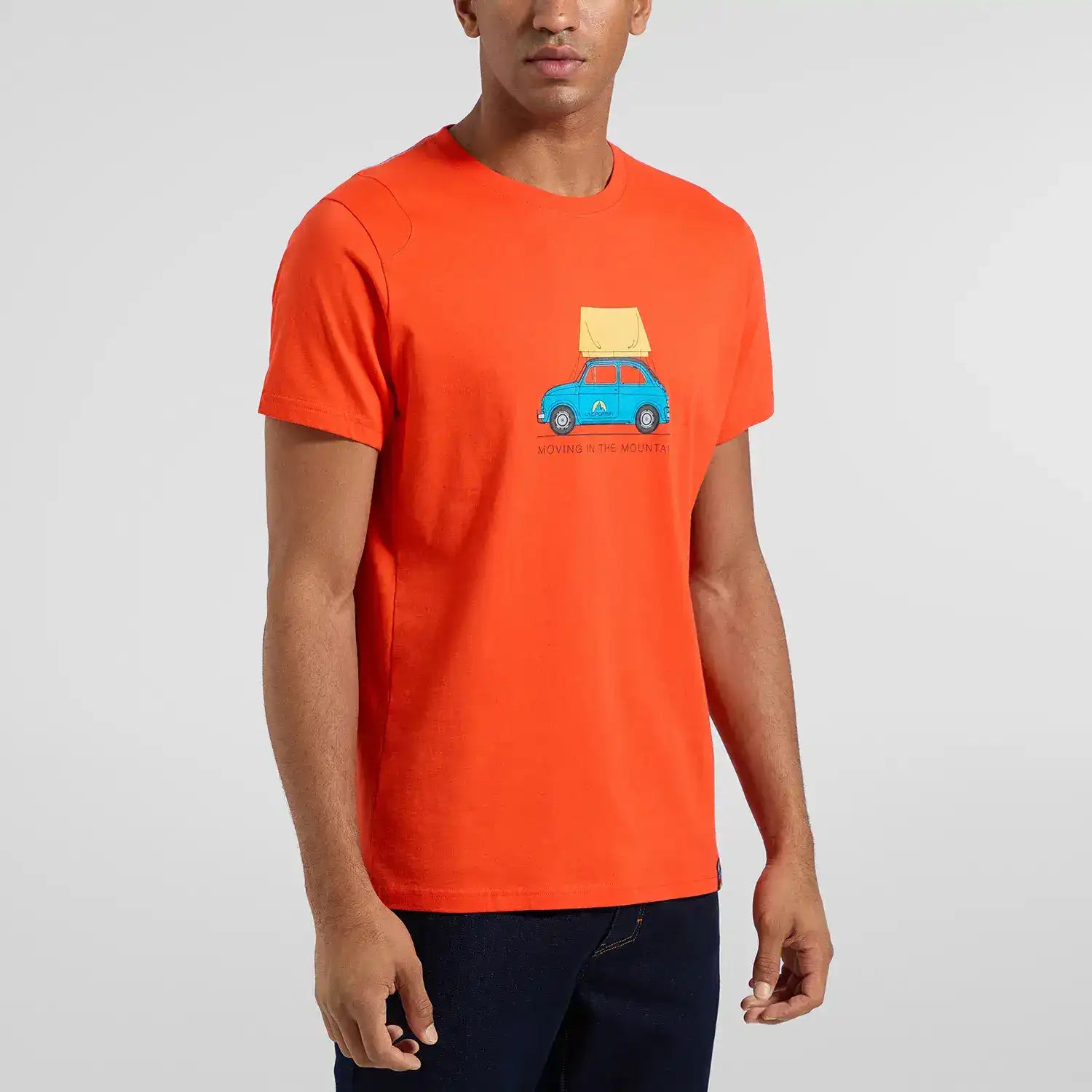 La Sportiva Cinquecento Mens T-Shirt - Cherry Tomato