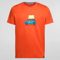 La Sportiva Cinquecento Mens T Shirt Cherry Tomato Colour Cherry Tomato