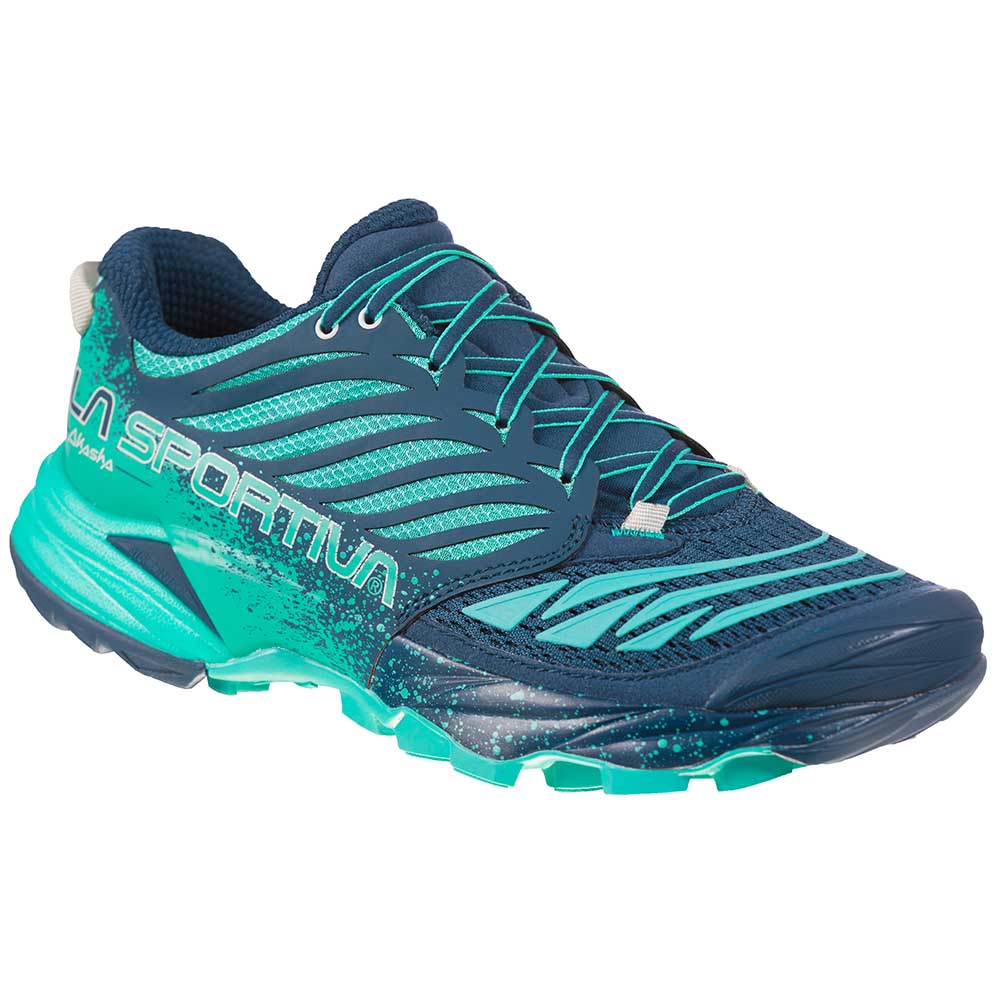 La Sportiva Akasha Womens Trail Running Shoe Opal Aqua Inte Colour Opal_Aqua