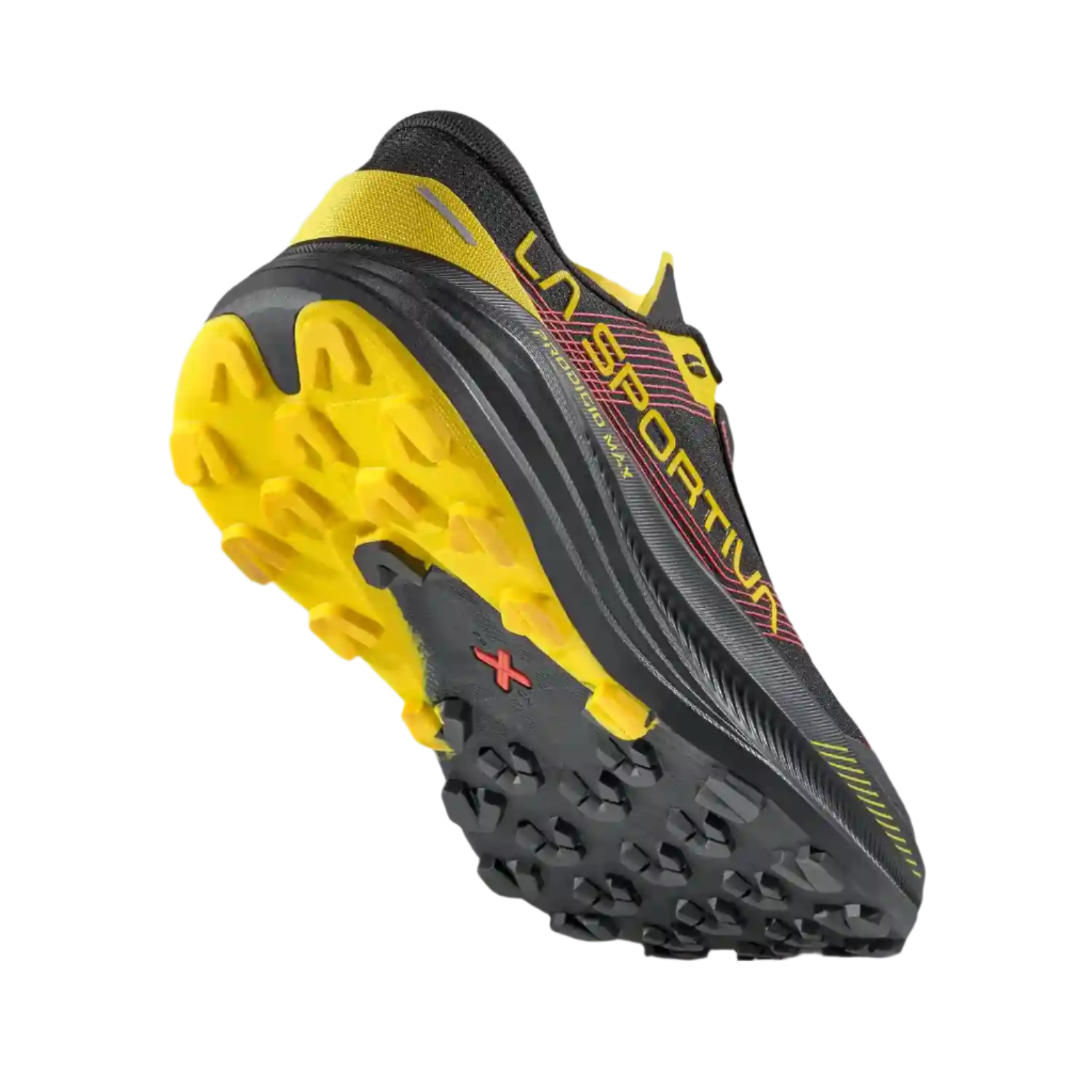 La Sportiva Prodigio Max Mens Trail Running Shoe - Black/Yellow