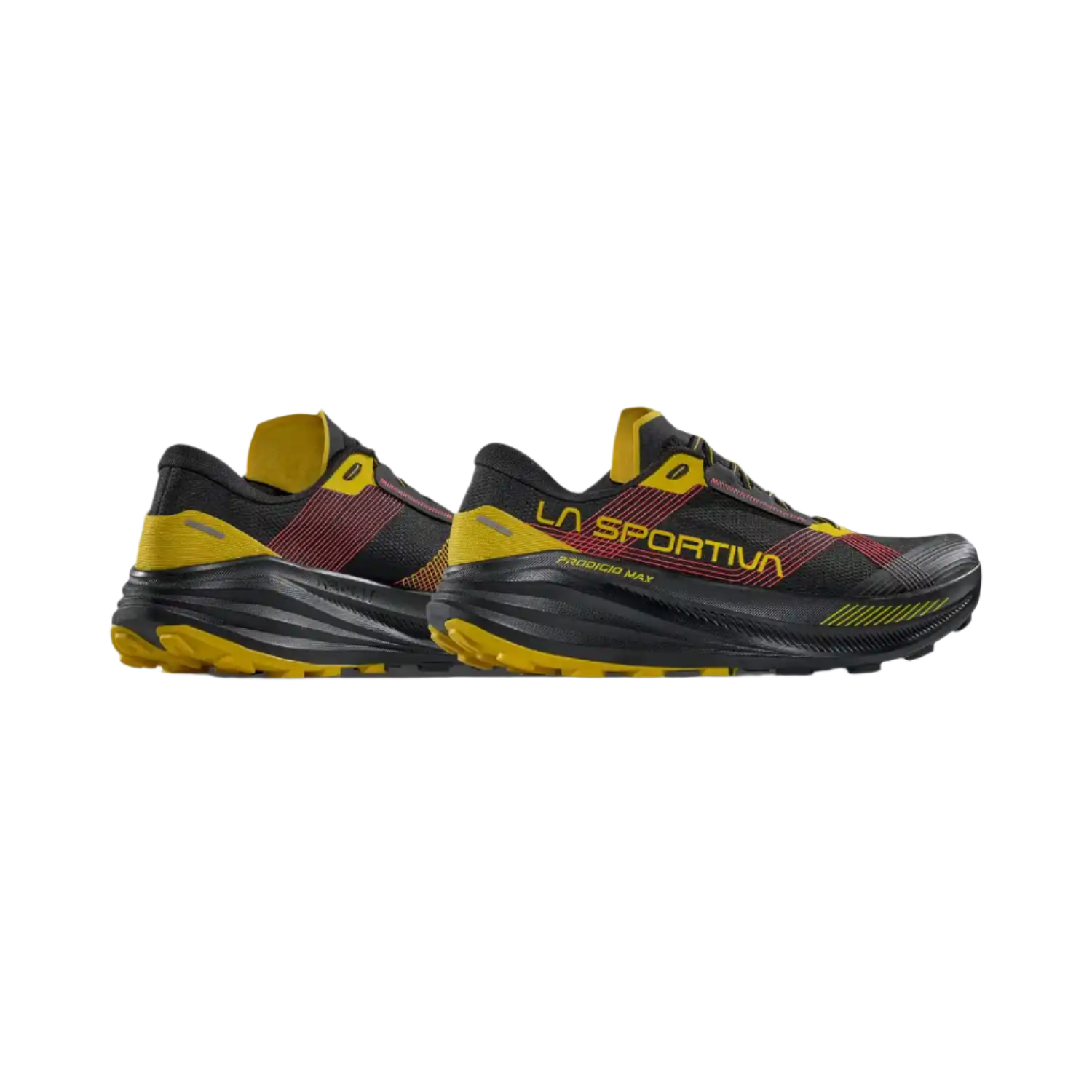 La Sportiva Prodigio Max Mens Trail Running Shoe - Black/Yellow