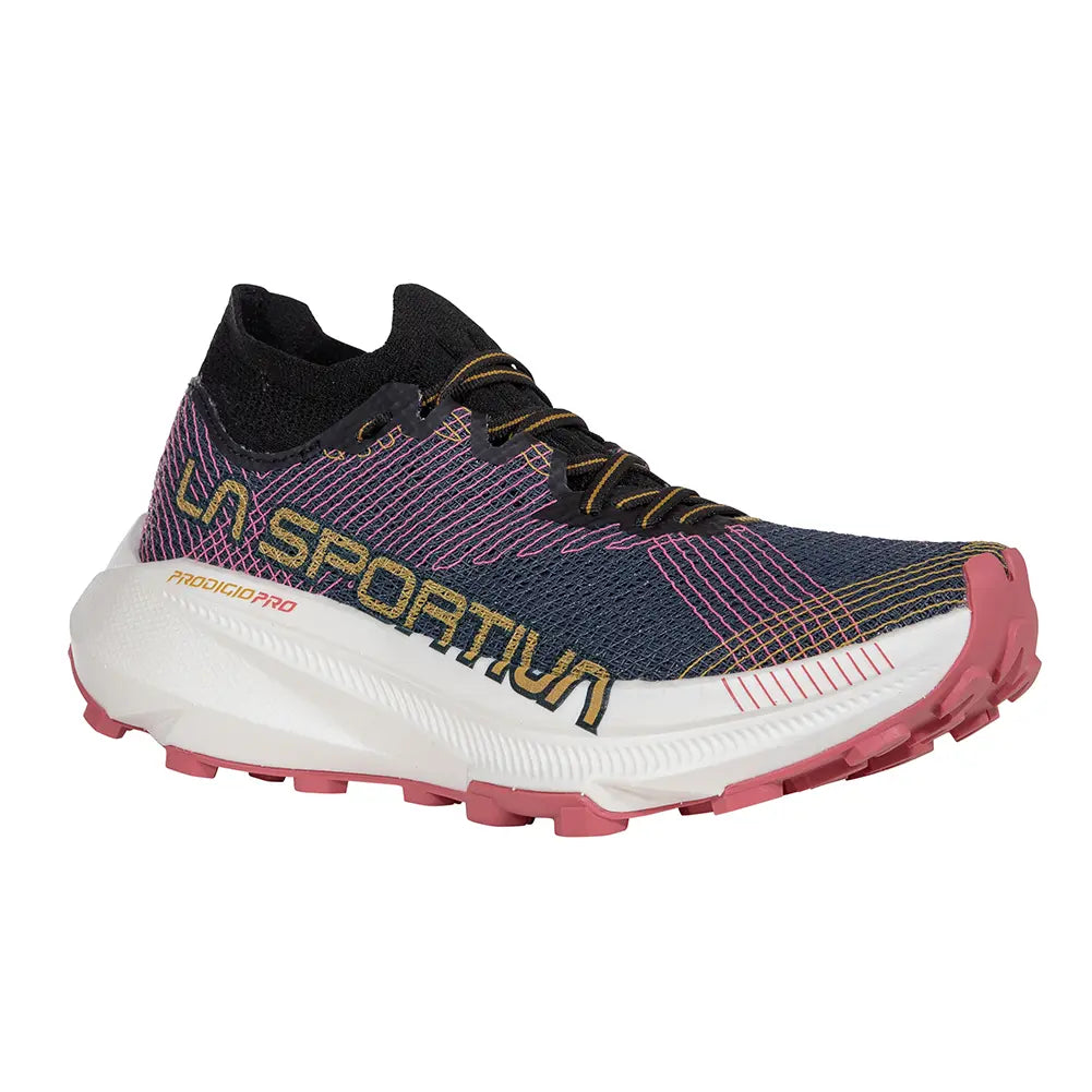 La Sportiva Prodigio Pro Womans Trail Running Shoe - Night Sky/Rosebay