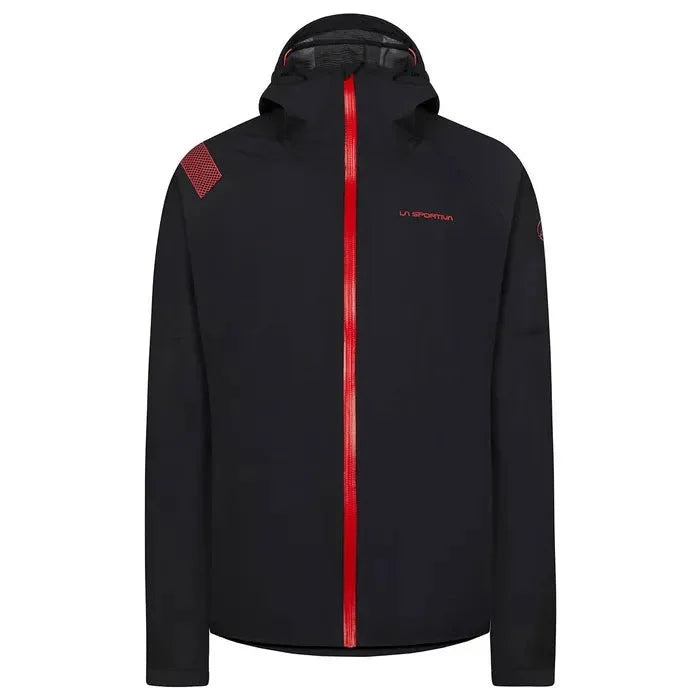 La Sportiva Run Womens Jacket 3 Colour Black Hibiscus