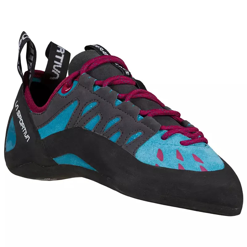 La Sportiva Tarantulace Womens Climbing Shoe - Topaz/Red Plum