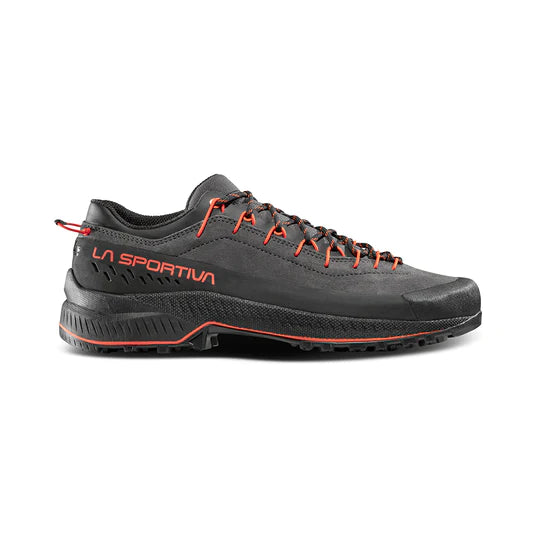 La Sportiva TX4 Evo Mens Approach Shoe - Carbon/Cherry Tomato