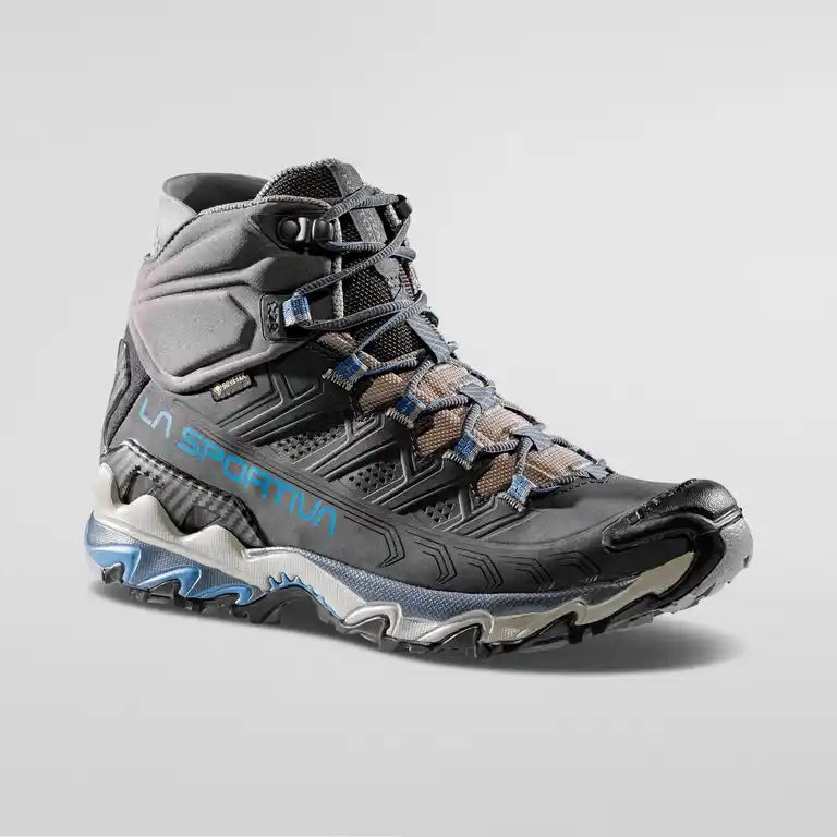 La Sportiva Ultra Raptor II Mid Leather GTX Womens Hiking Boot - Carbon/Atlantic