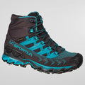 La Sportiva Ultra Raptor II Mid Wide GTX Womens Hiking Boot - Carbon/Topaz