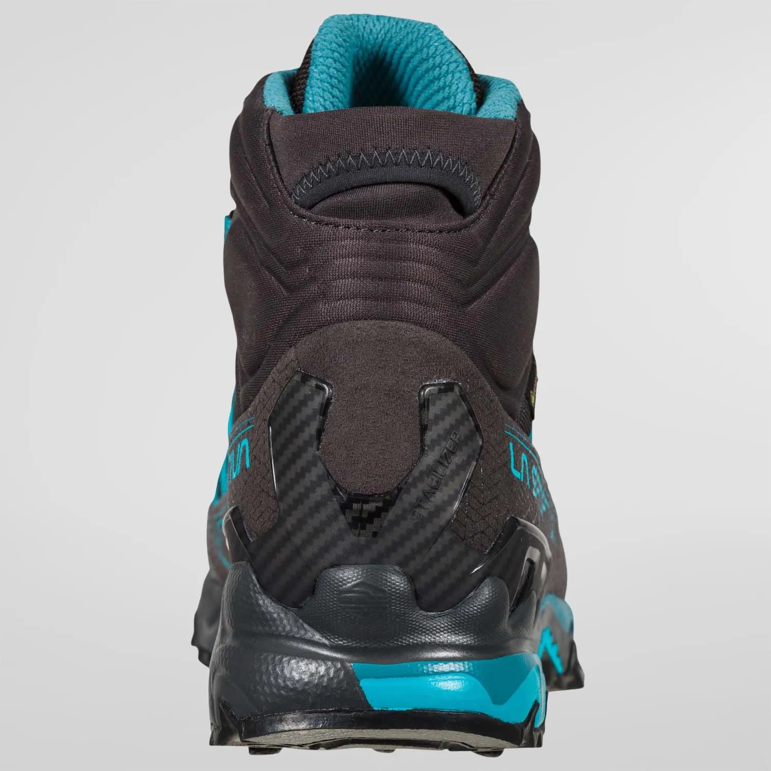 La Sportiva Ultra Raptor II Mid Wide GTX Womens Hiking Boot - Carbon/Topaz