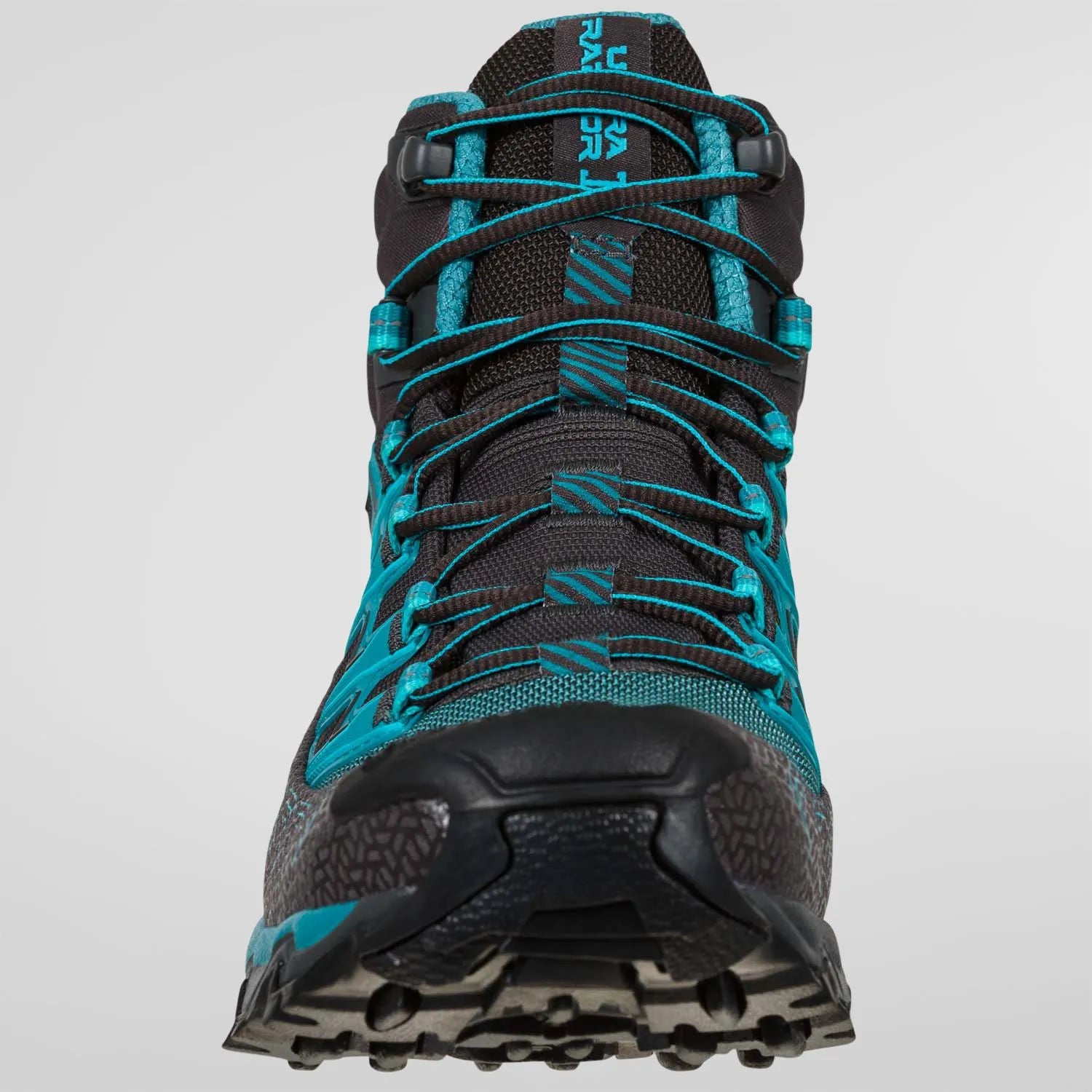La Sportiva Ultra Raptor II Mid Wide GTX Womens Hiking Boot - Carbon/Topaz