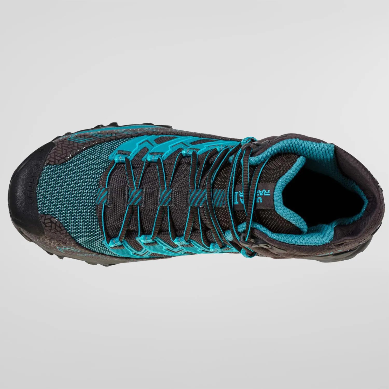 La Sportiva Ultra Raptor II Mid Wide GTX Womens Hiking Boot - Carbon/Topaz