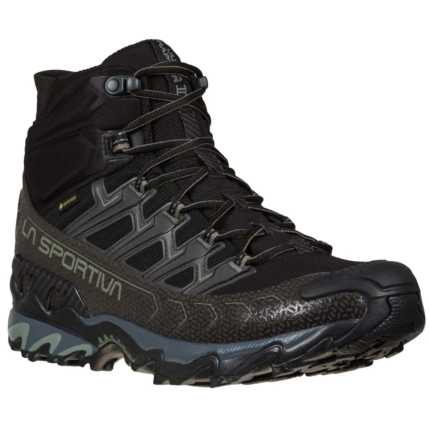 La Sportiva Ultra Raptor II Mid Wide GTX Mens Hiking Boot - Black/Clay