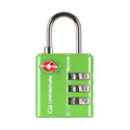 LifeVenture TSA Combi Lock Colour Green