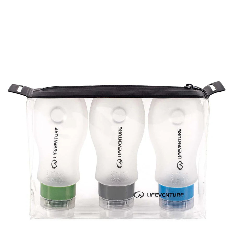 LifeVenture Silicone Travel Bottle Set