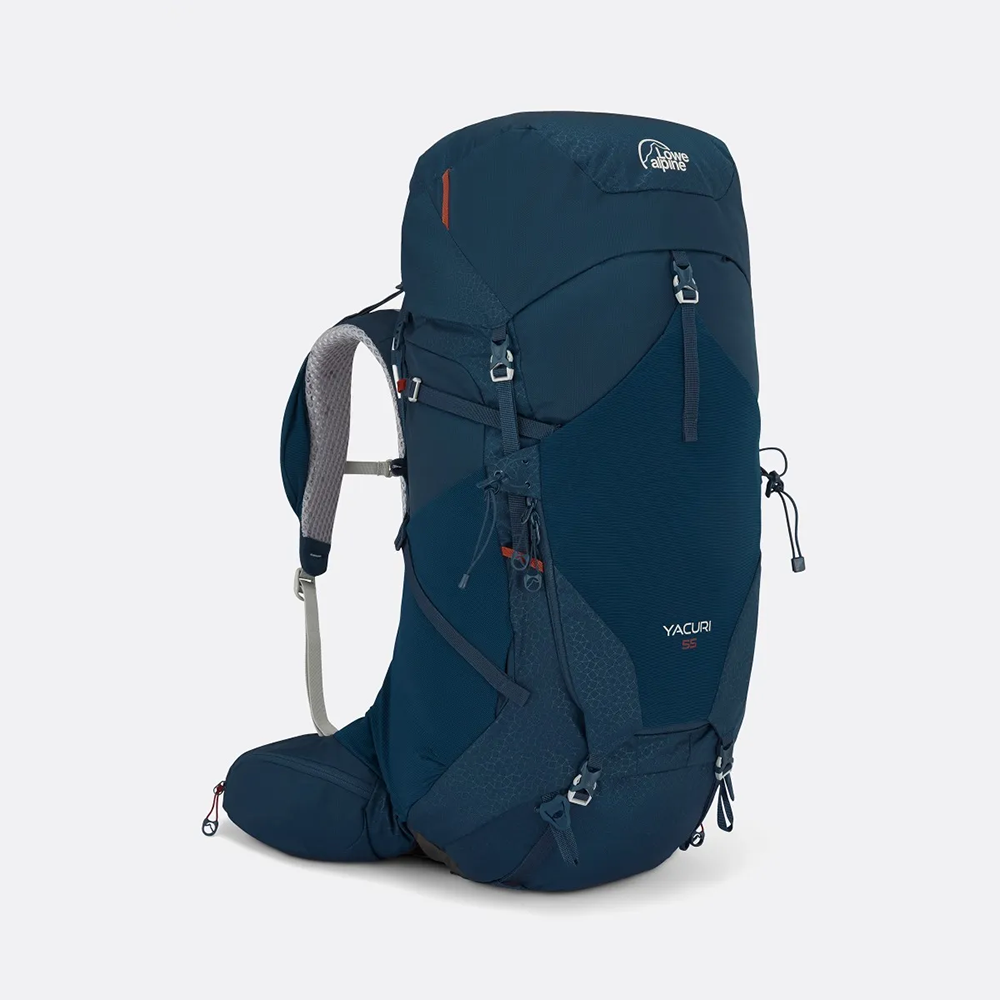 Lowe Alpine Yacuri 55 Litre Mens Hiking Pack Colour Blue