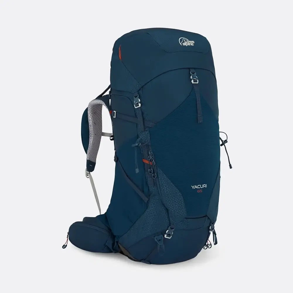 Lowe Alpine Yacuri 65 Litre Mens Hiking Pack Colour Blue