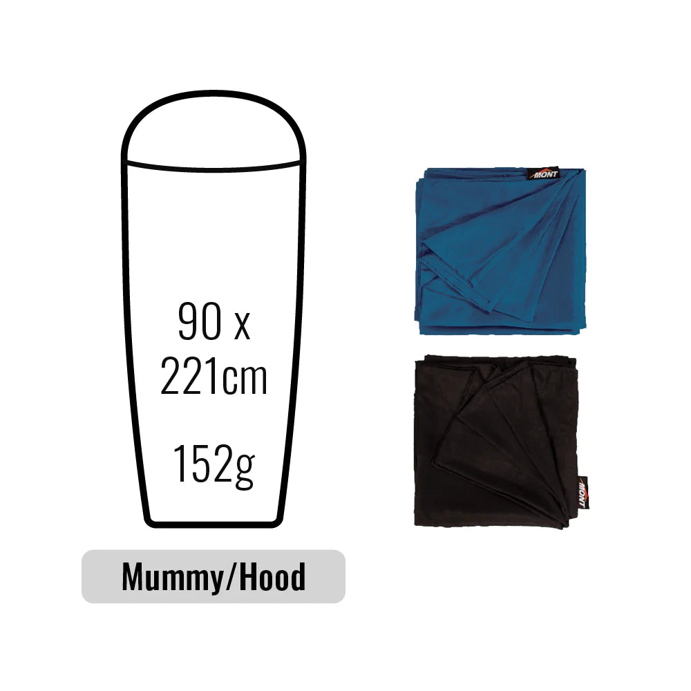 Mont Silk Inner Sheet - Mummy/Hood