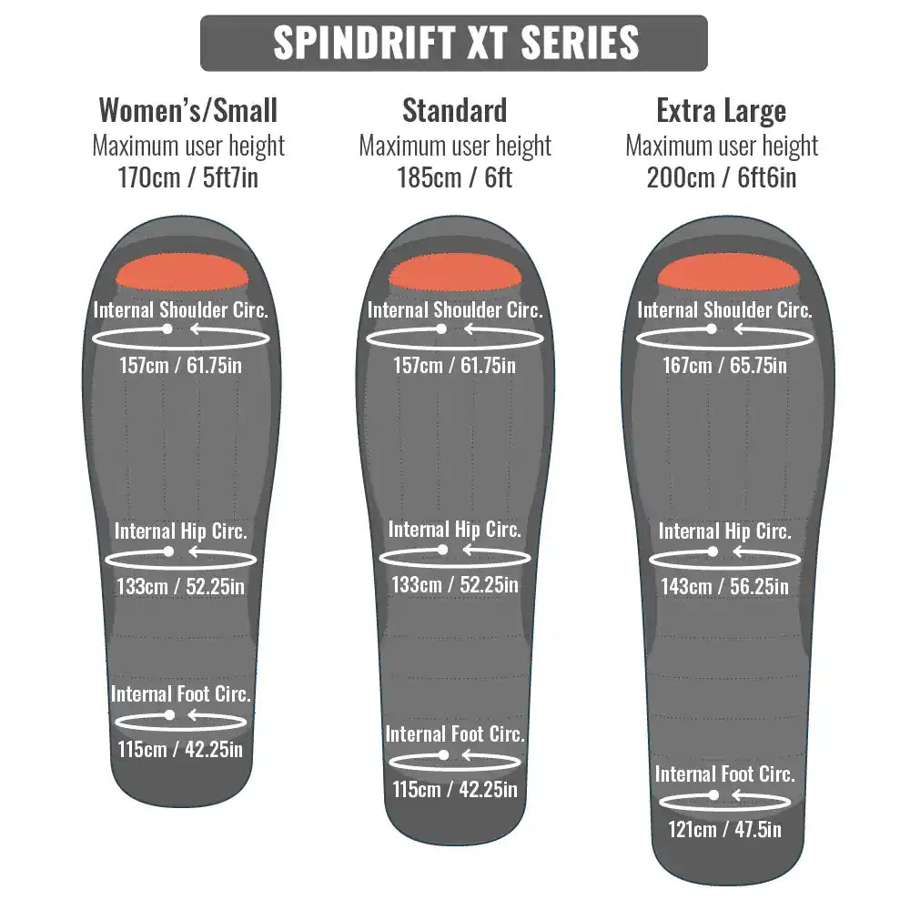 Mont Spindrift 1000 XT GEN2 Womens Sleeping Bag