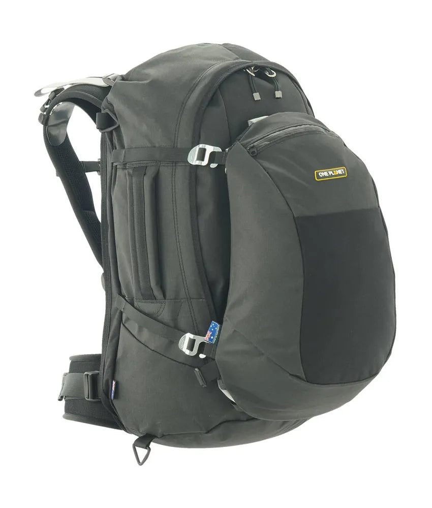 One Planet Wing it Travel Backpack - Black/Black