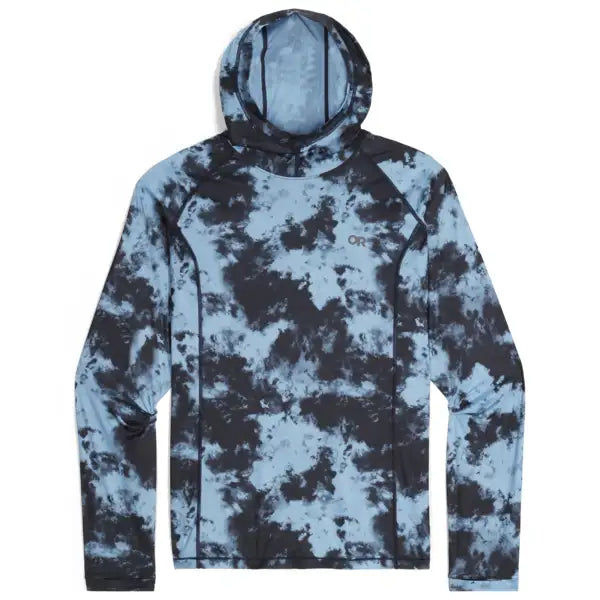 Outdoor Research Echo Printed Mens Long Sleeve Hooded Top