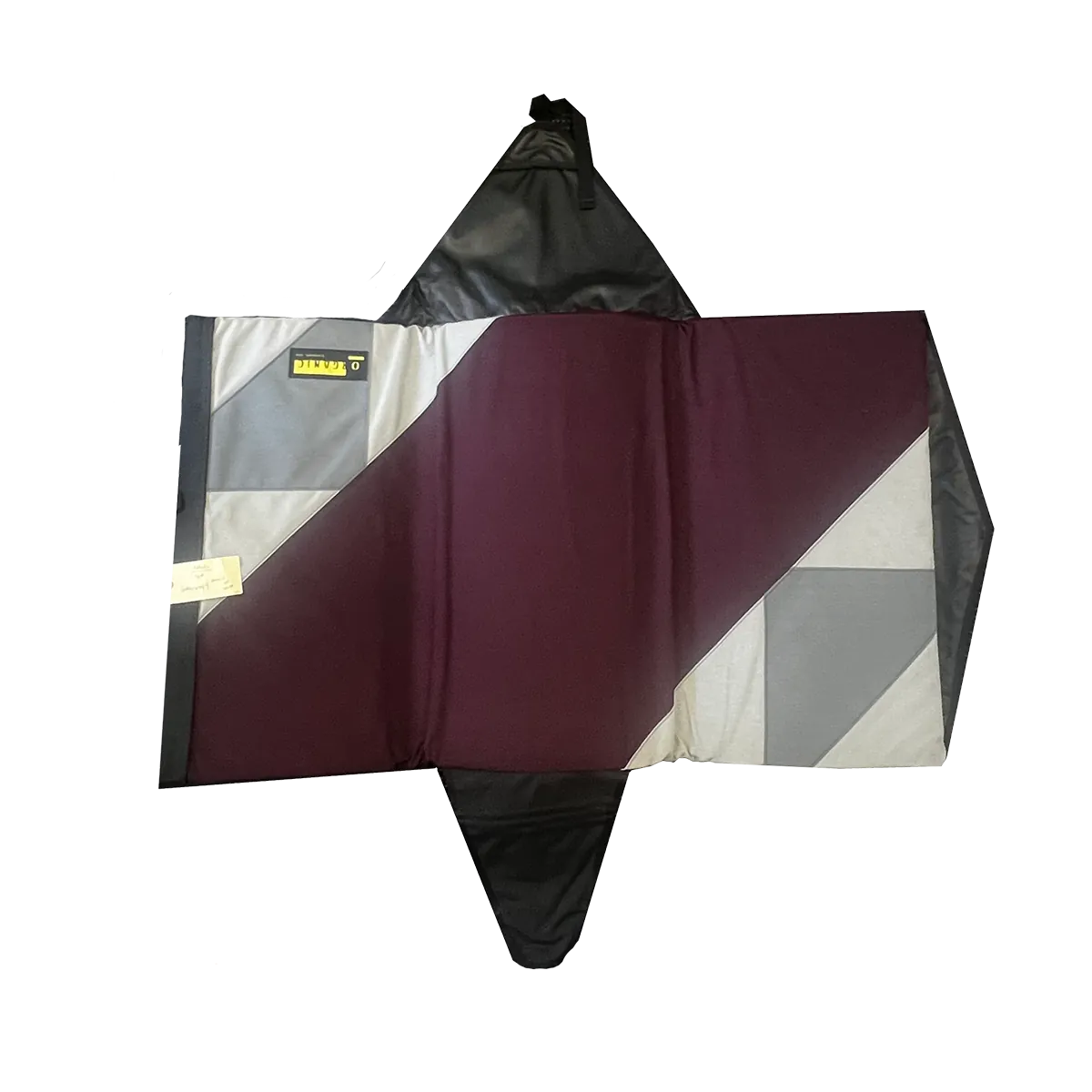 Organic Spot Pad Bouldering Mat - Maroon/Grey/White Colour Maroon_Grey_White