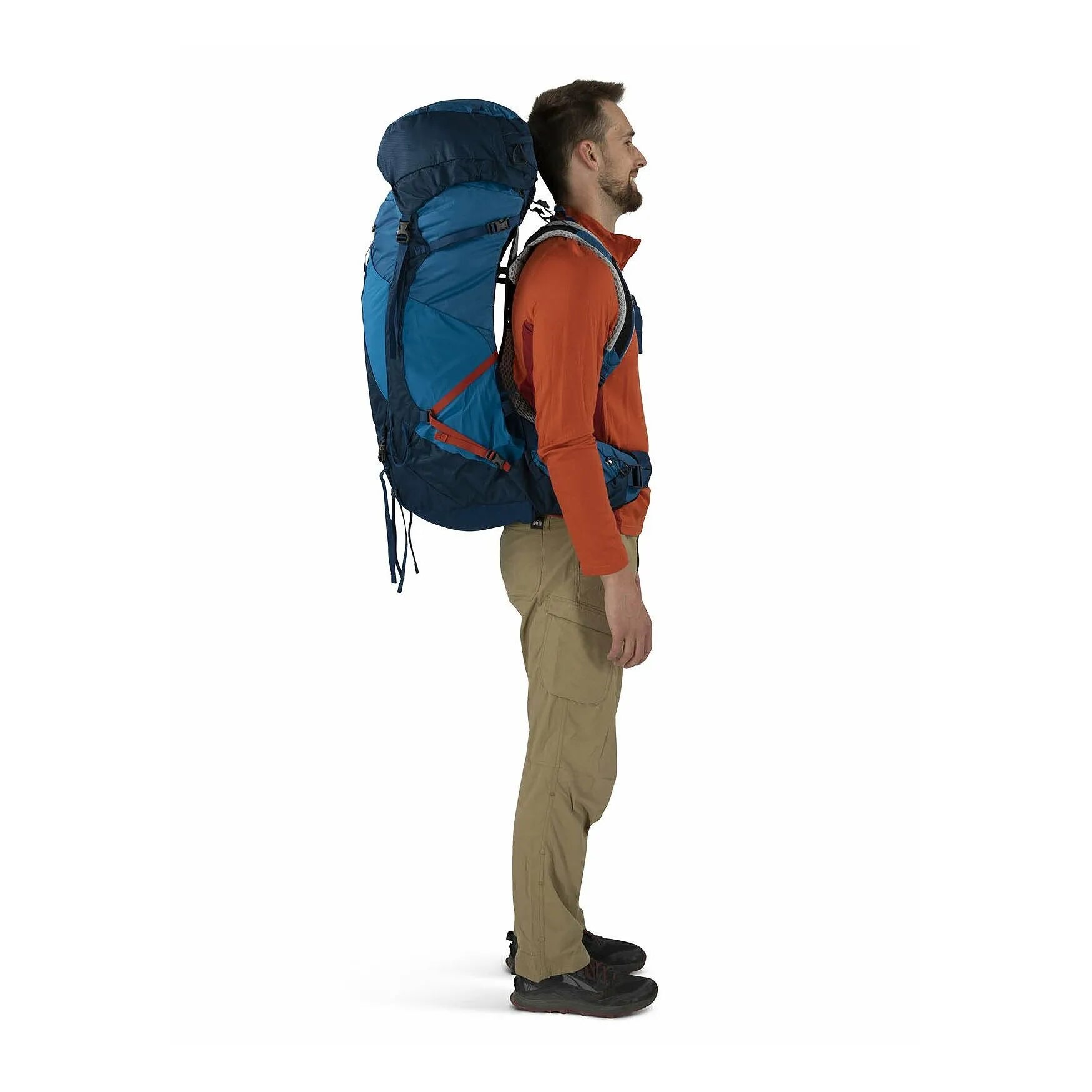 Osprey Atmos AG 65 Rucksack Für Männer – Wanderrucksack 65 Liter, Mit Regenschutz