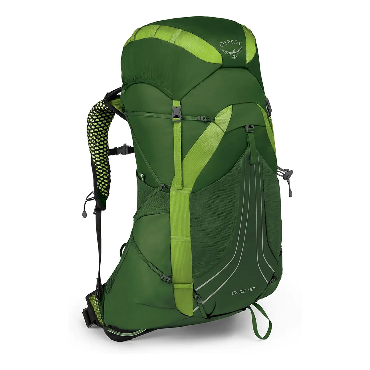 Osprey Exos 38 Litre Mens Hiking Backpack - Tunnel Green