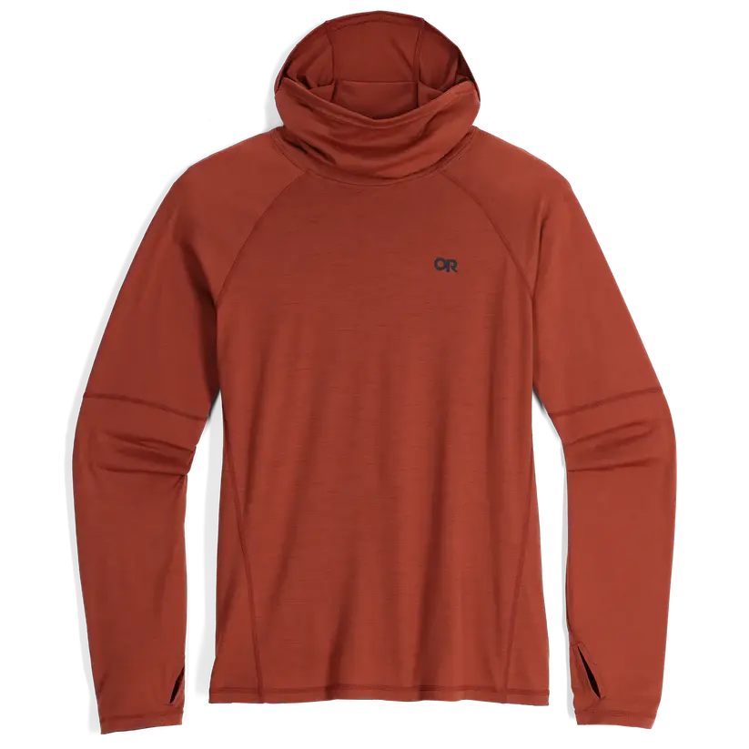 Outdoor Research Alpine Onset Merino 150 Mens Hooded Top Colour Brick