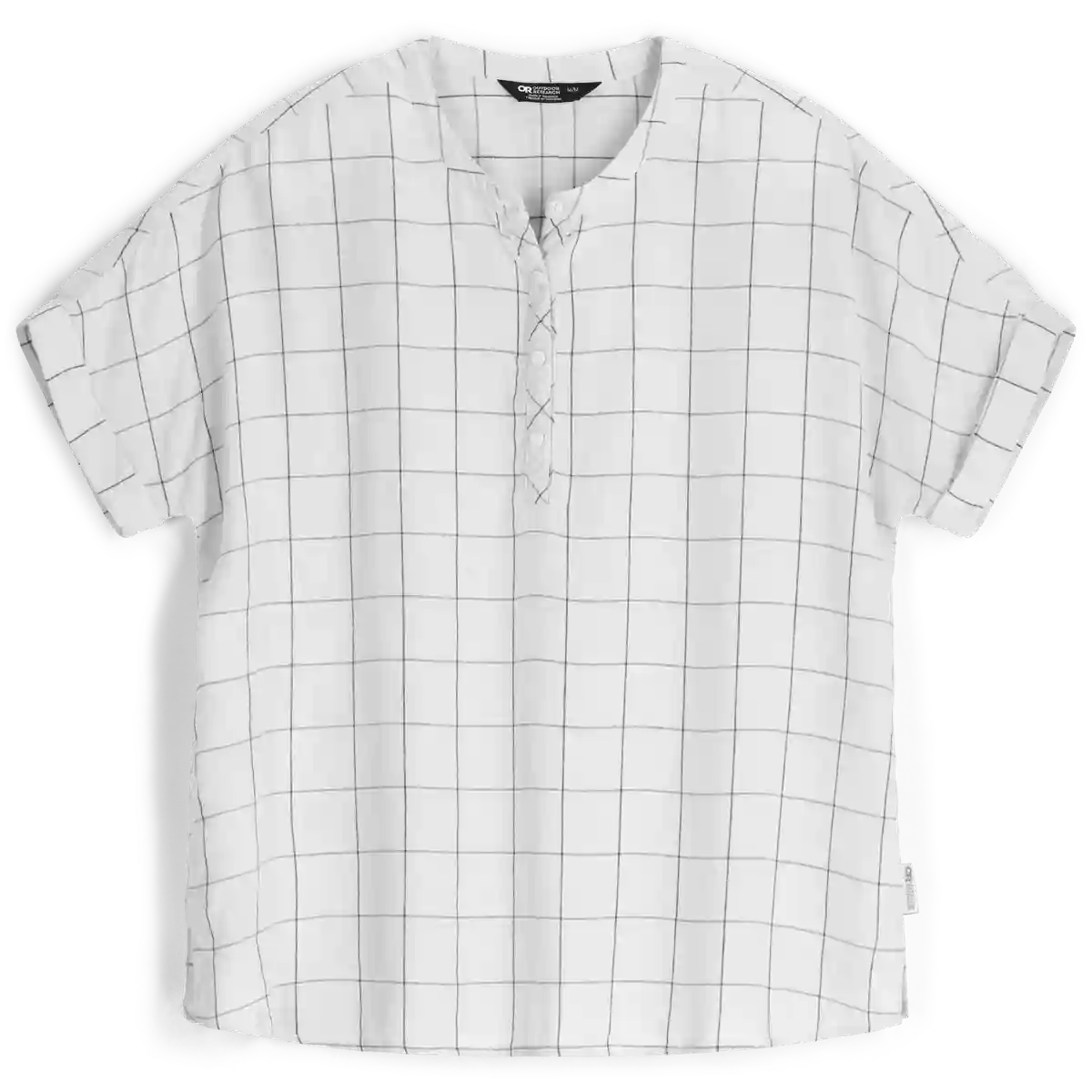 Outdoor Research Aslan Womens Pullover Short Sleeve Shirt Colour Snow