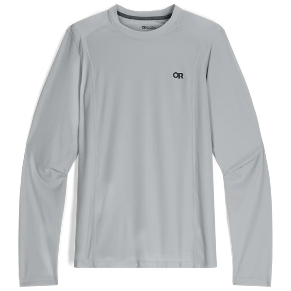 Outdoor Research Echo Mens Long Sleeve Top 1 Colour Pebble