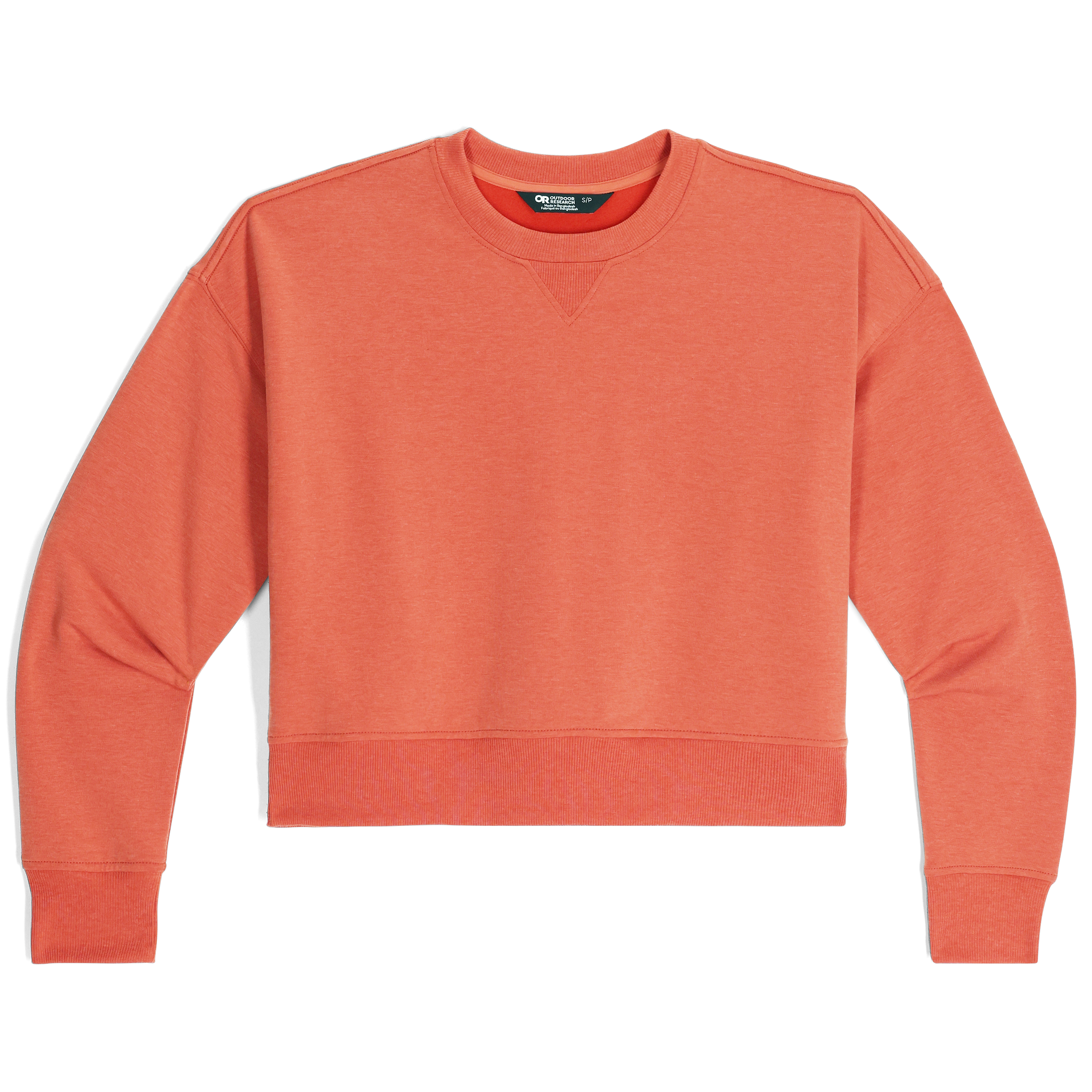 Outdoor Research Essential Fleece Crew Womens Long Sleeve Top Colour Terracotta