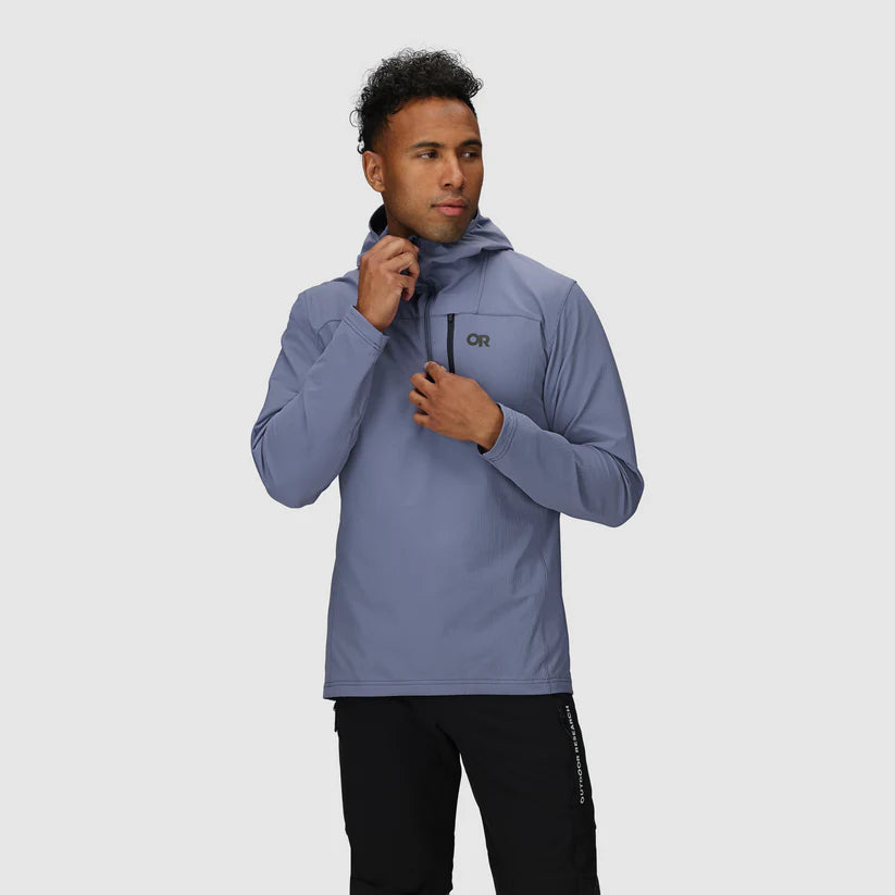 Outdoor Research Freewheel MTB Half Zip Mens Hooded Jacket