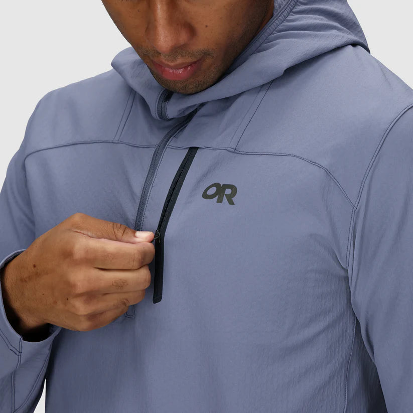 Outdoor Research Freewheel MTB Half Zip Mens Hooded Jacket