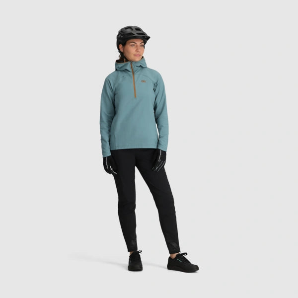 Outdoor Research Freewheel Womens Half Zip Hooded Jacket