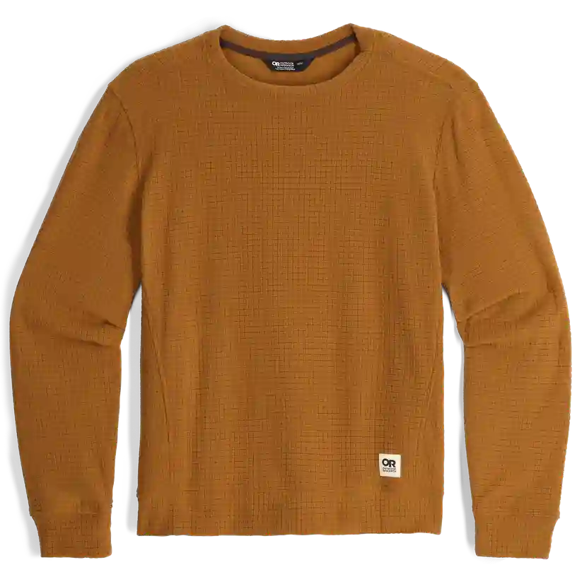 Outdoor Research Mens Mega Trail Mix Fleece Crewe Colour Bronze